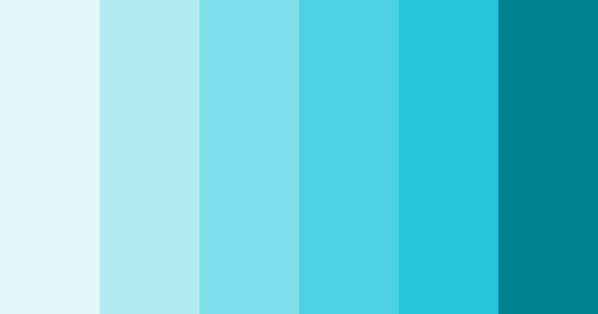 Download aqua awakening color palette PNG image (landscape)