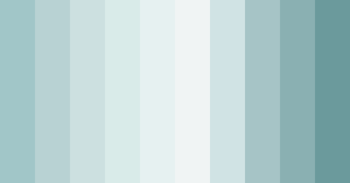 Download teal tranquility color palette PNG image (landscape)