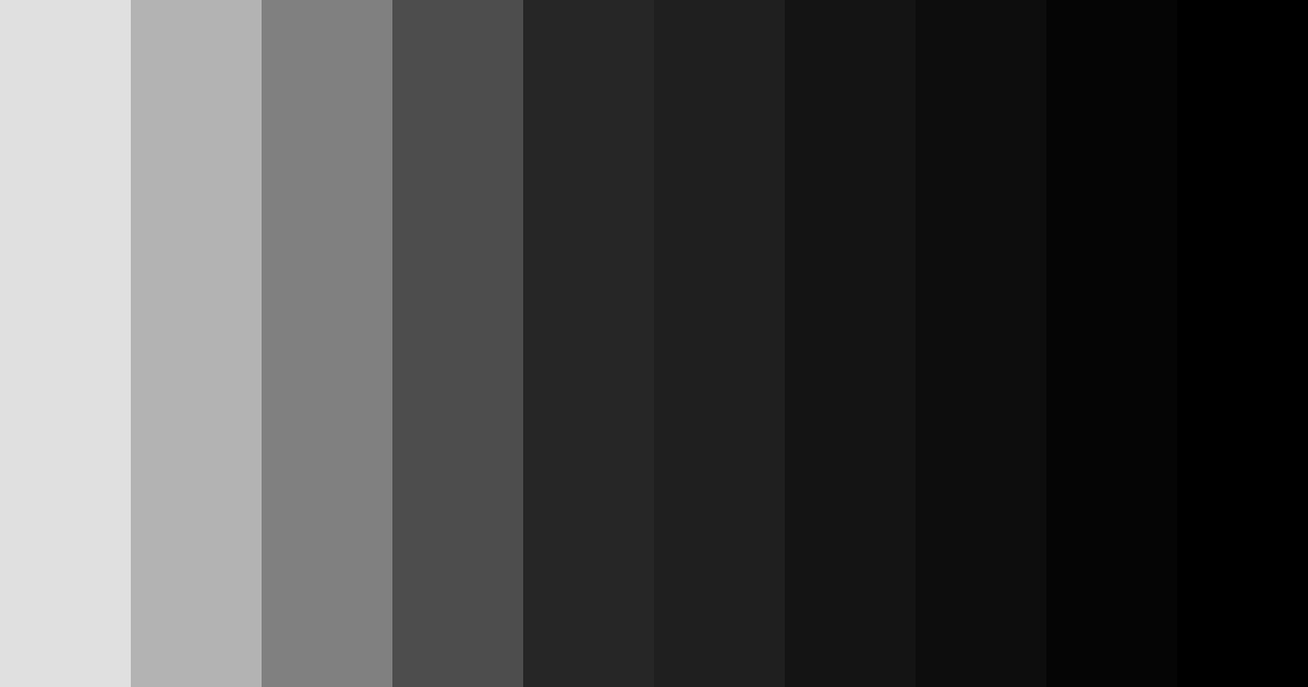 Download shades of obsidian color palette PNG image (landscape)