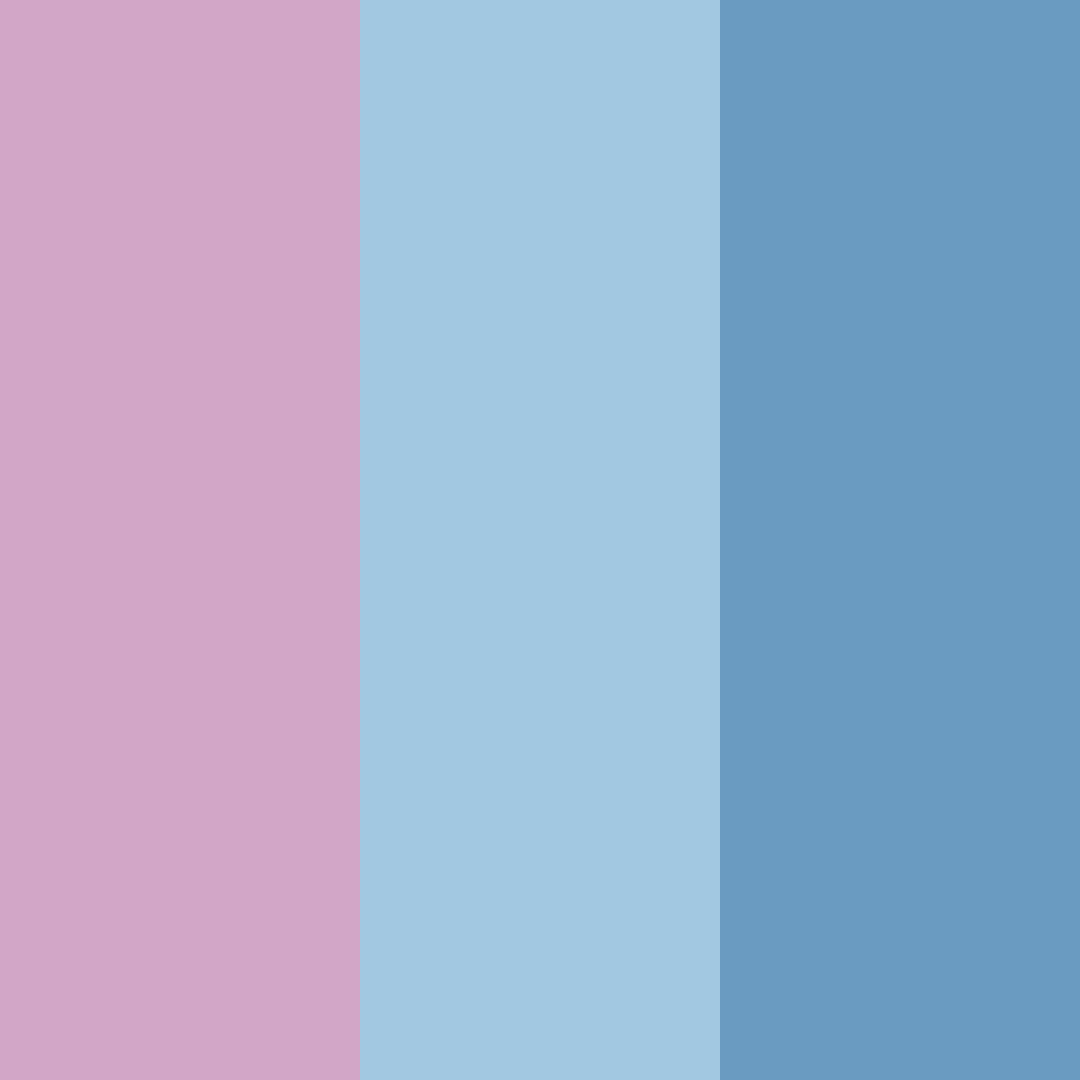 Download pastel pink and blue dream color palette PNG image (square)