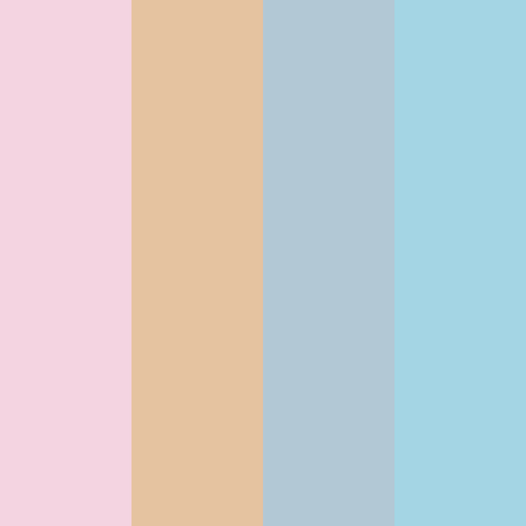 Download shades of pink color palette PNG image (square)