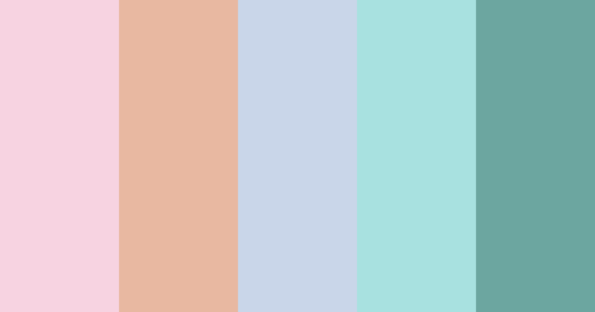 Download frosted petals color palette PNG image (landscape)