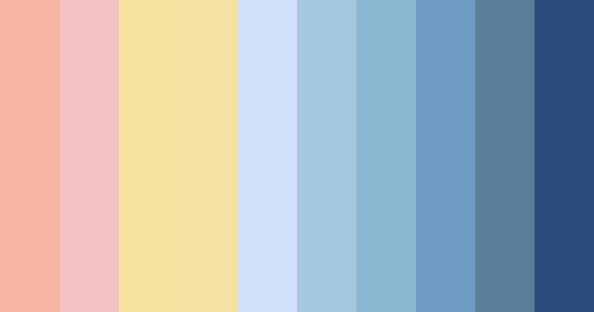 Download serene spectrum color palette PNG image (landscape)