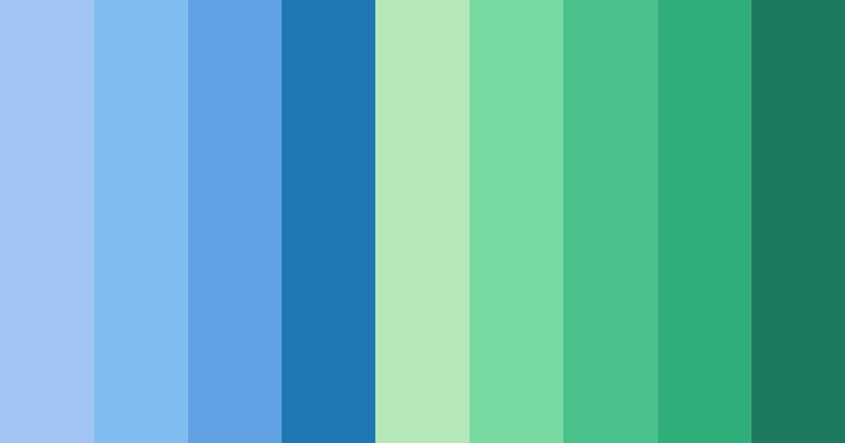 Download tranquil harmony color palette PNG image (landscape)
