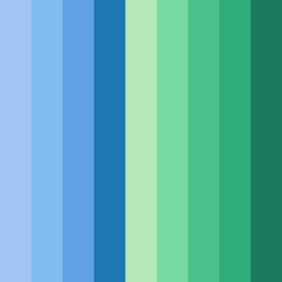 Download tranquil harmony color palette PNG image (square)