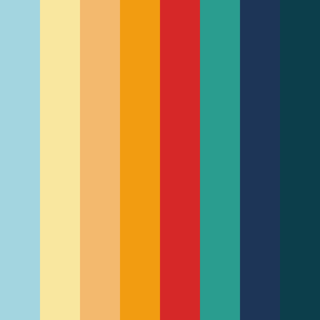 Download colorful spectrum color palette PNG image (square)