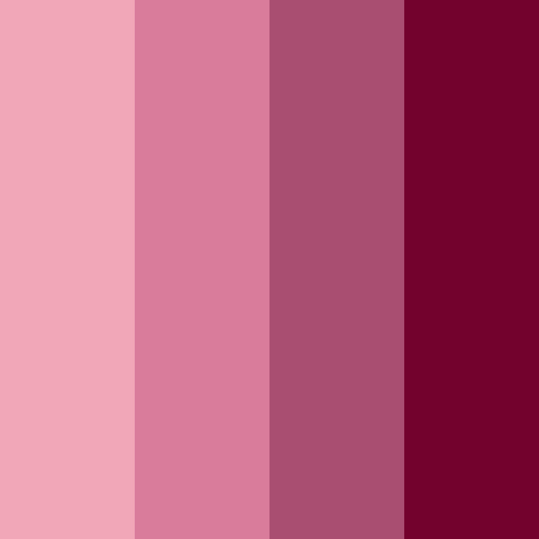 Download crimson blossoms color palette PNG image (square)