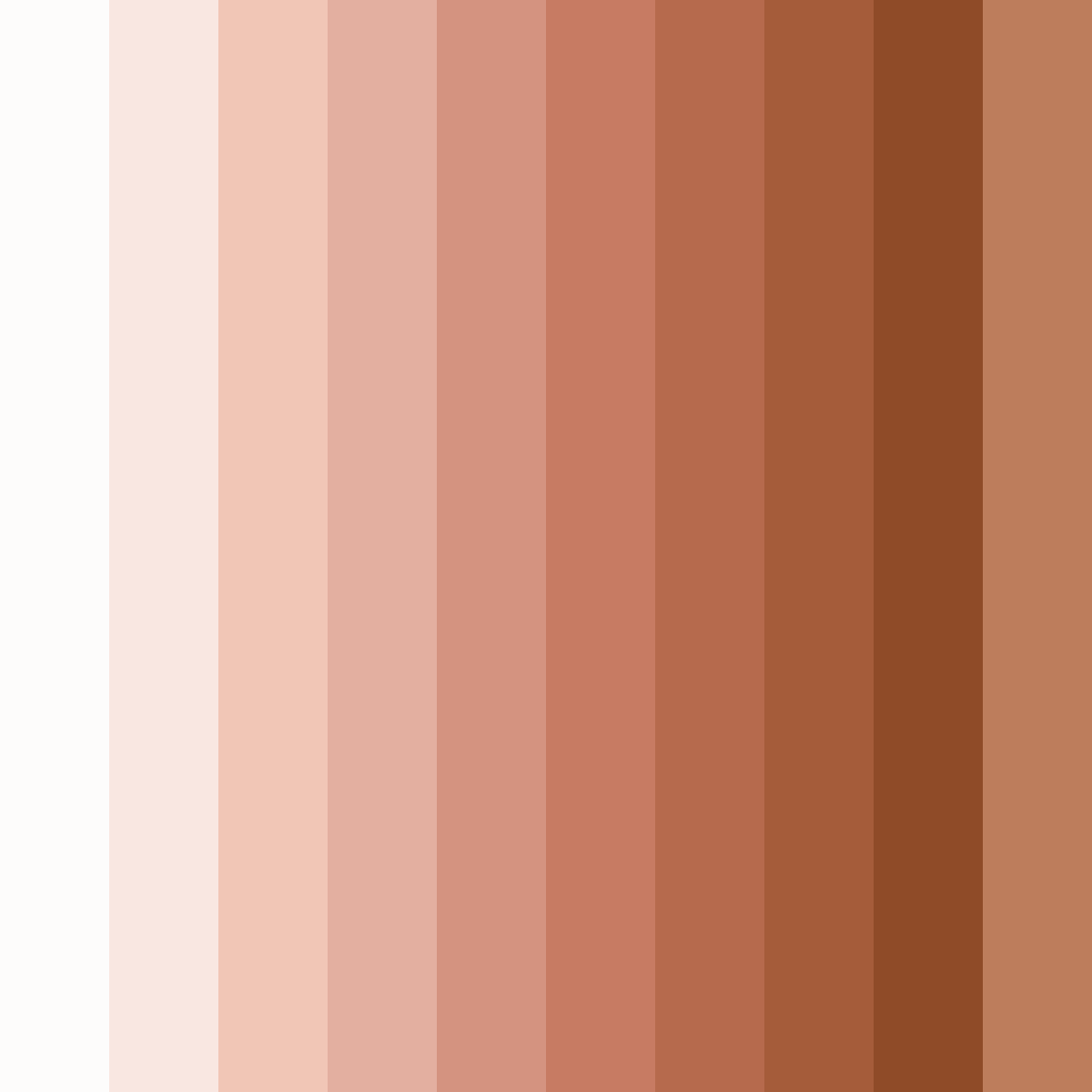 Download blush sunrise color palette PNG image (square)