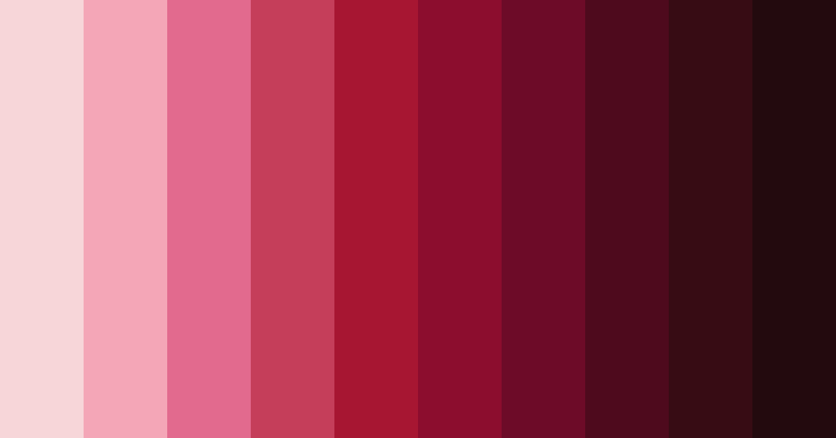 Download red hollyberry color palette PNG image (landscape)