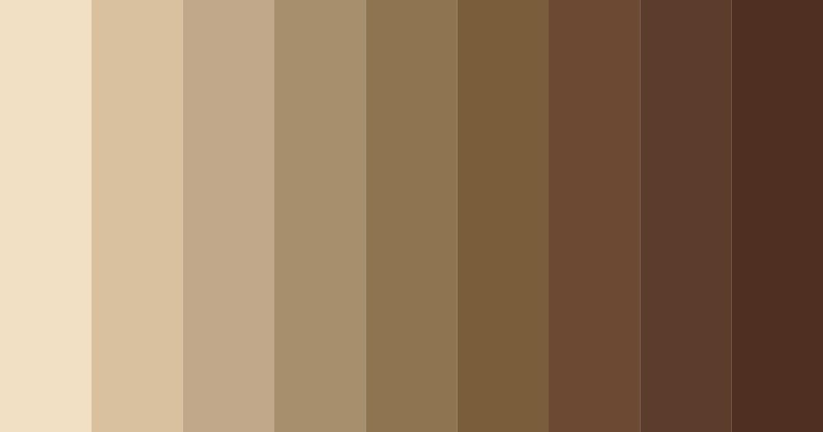 Download brown moonlight color palette PNG image (landscape)