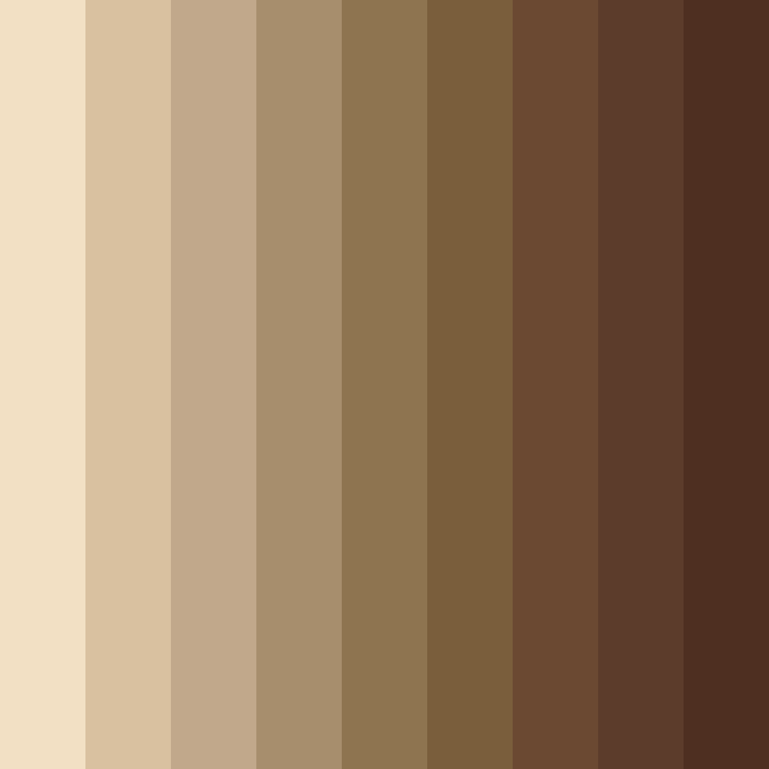 Download brown moonlight color palette PNG image (square)