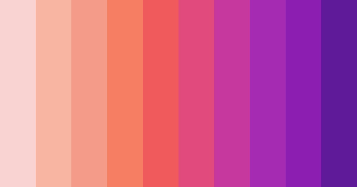 Download tropical sunrise bliss color palette PNG image (landscape)