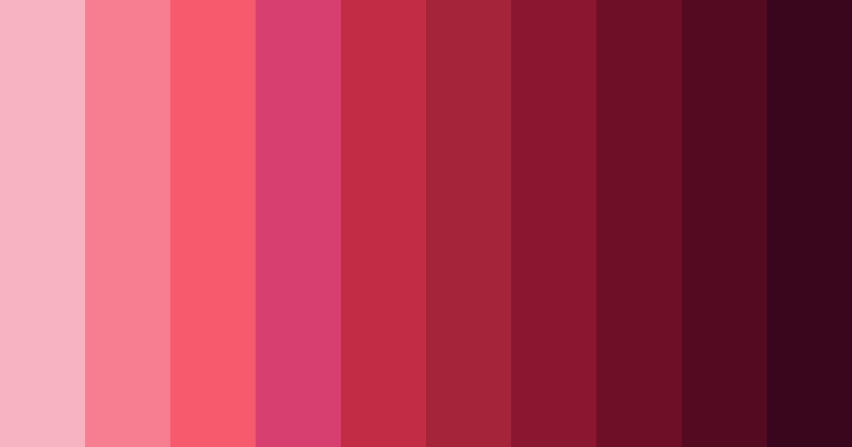 Download pink strawberry color palette PNG image (landscape)