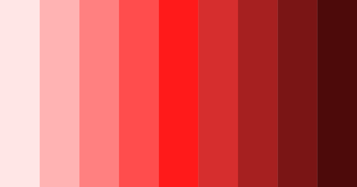 Download red strawberry color palette PNG image (landscape)