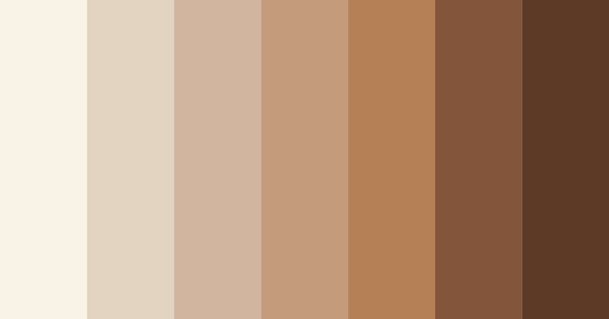 Download light brown paper color palette PNG image (landscape)