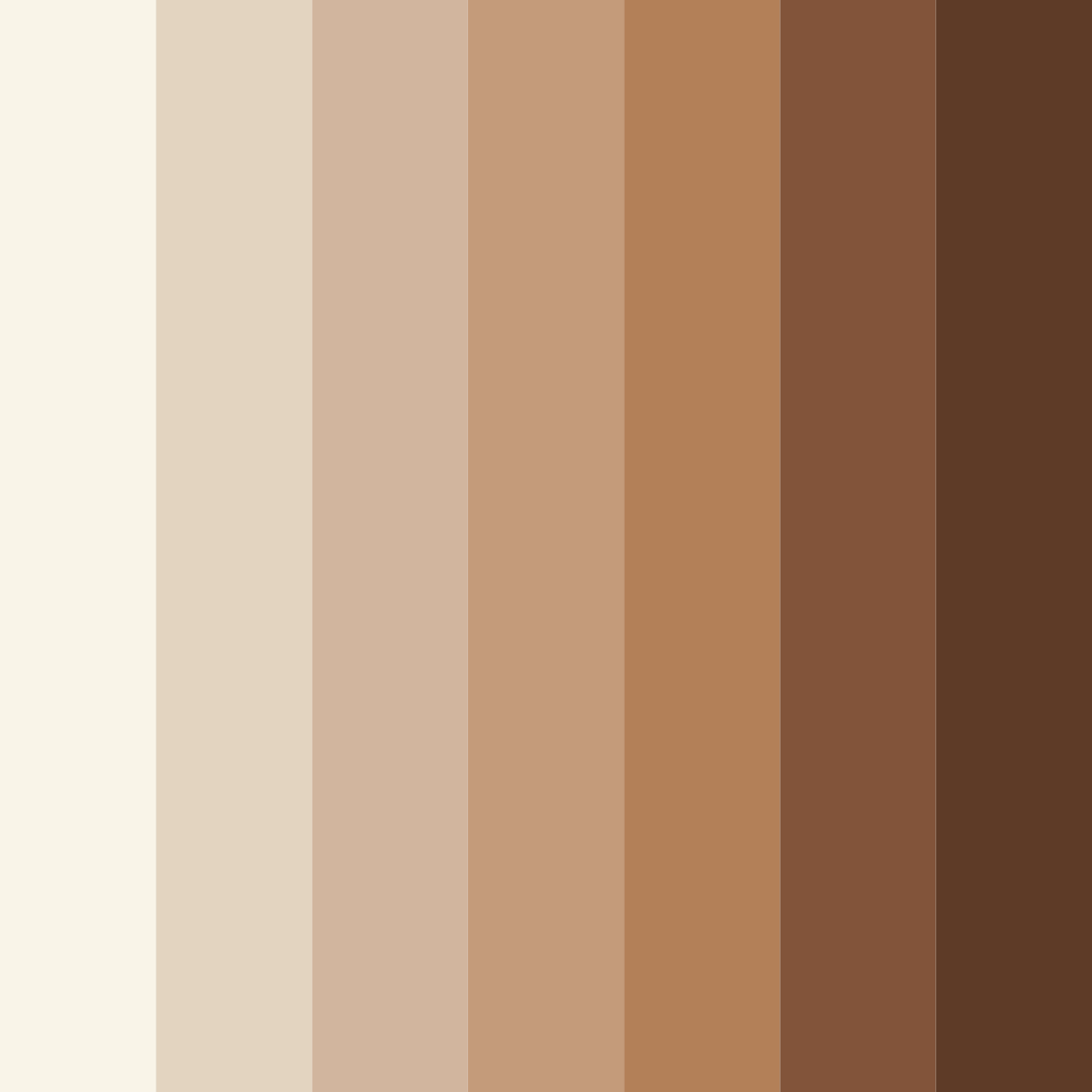 Download light brown paper color palette PNG image (square)