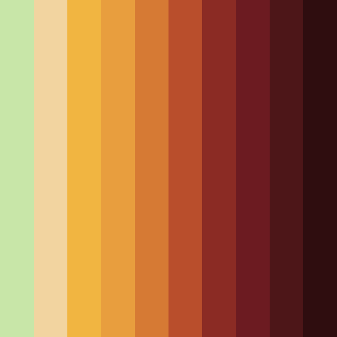 Download harvest ember color palette PNG image (square)