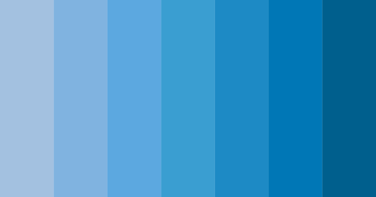 Download sky blue shades color palette PNG image (landscape)