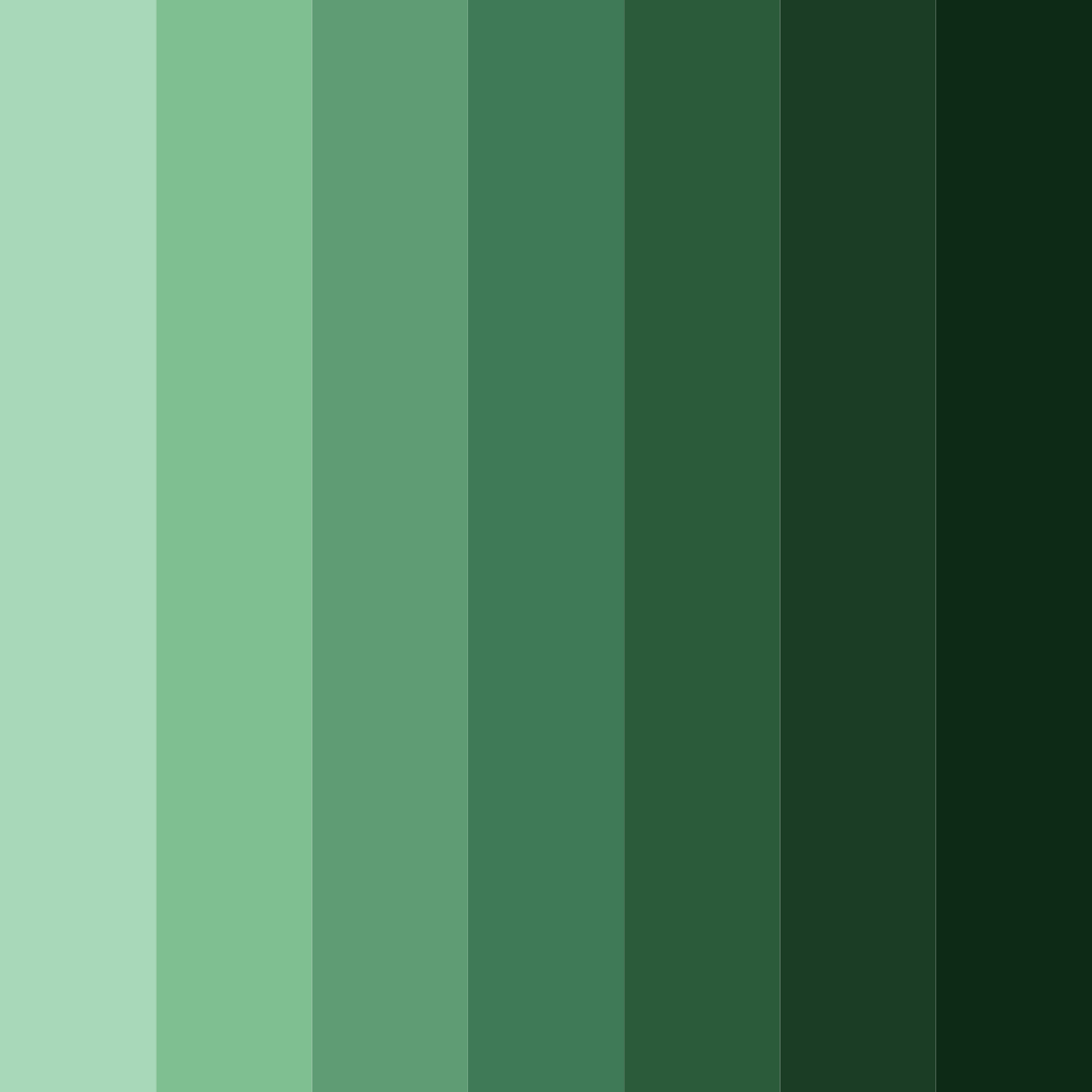 Download emerald forest whisper color palette PNG image (square)