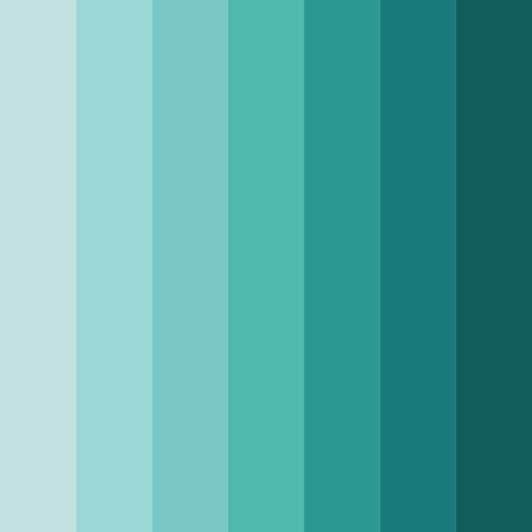 Download oceanic depths color palette PNG image (square)
