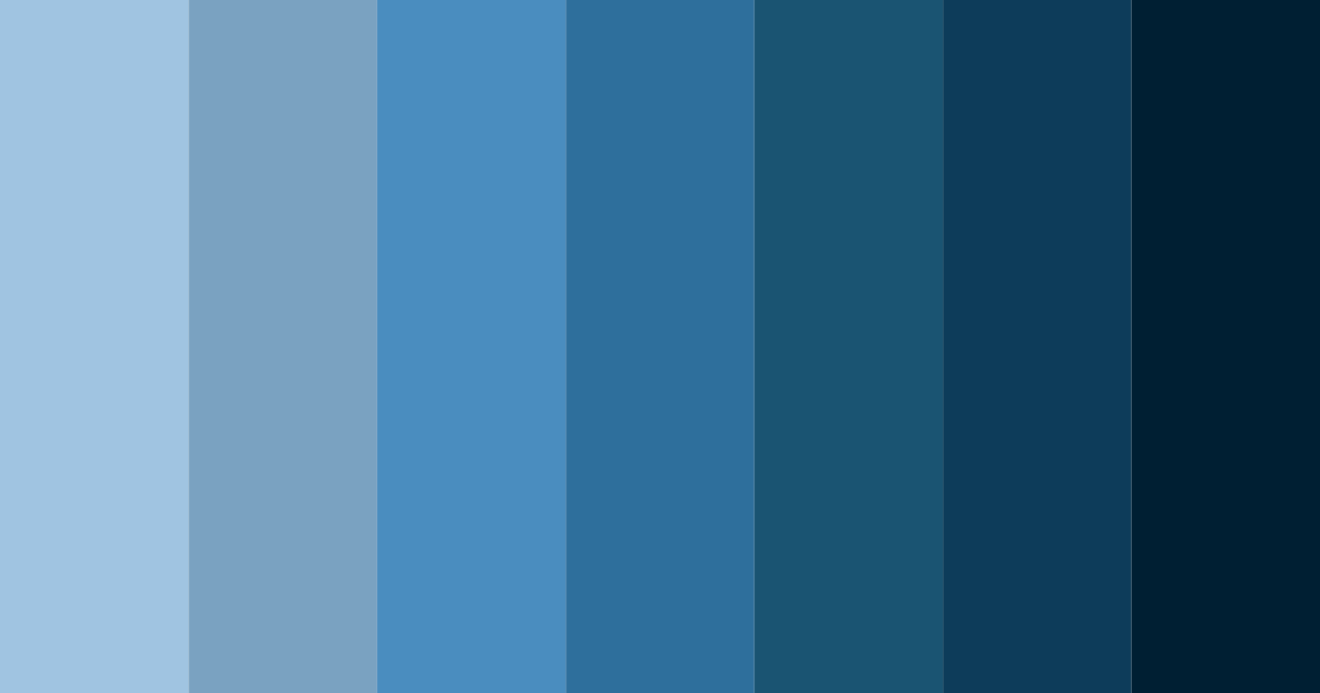 Download dark blue depths color palette PNG image (landscape)