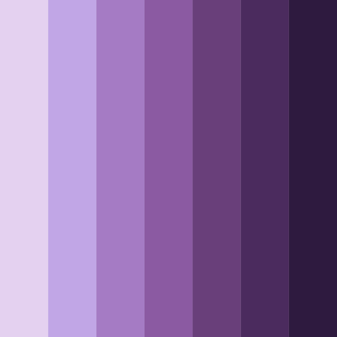Download dark violet shades color palette PNG image (square)
