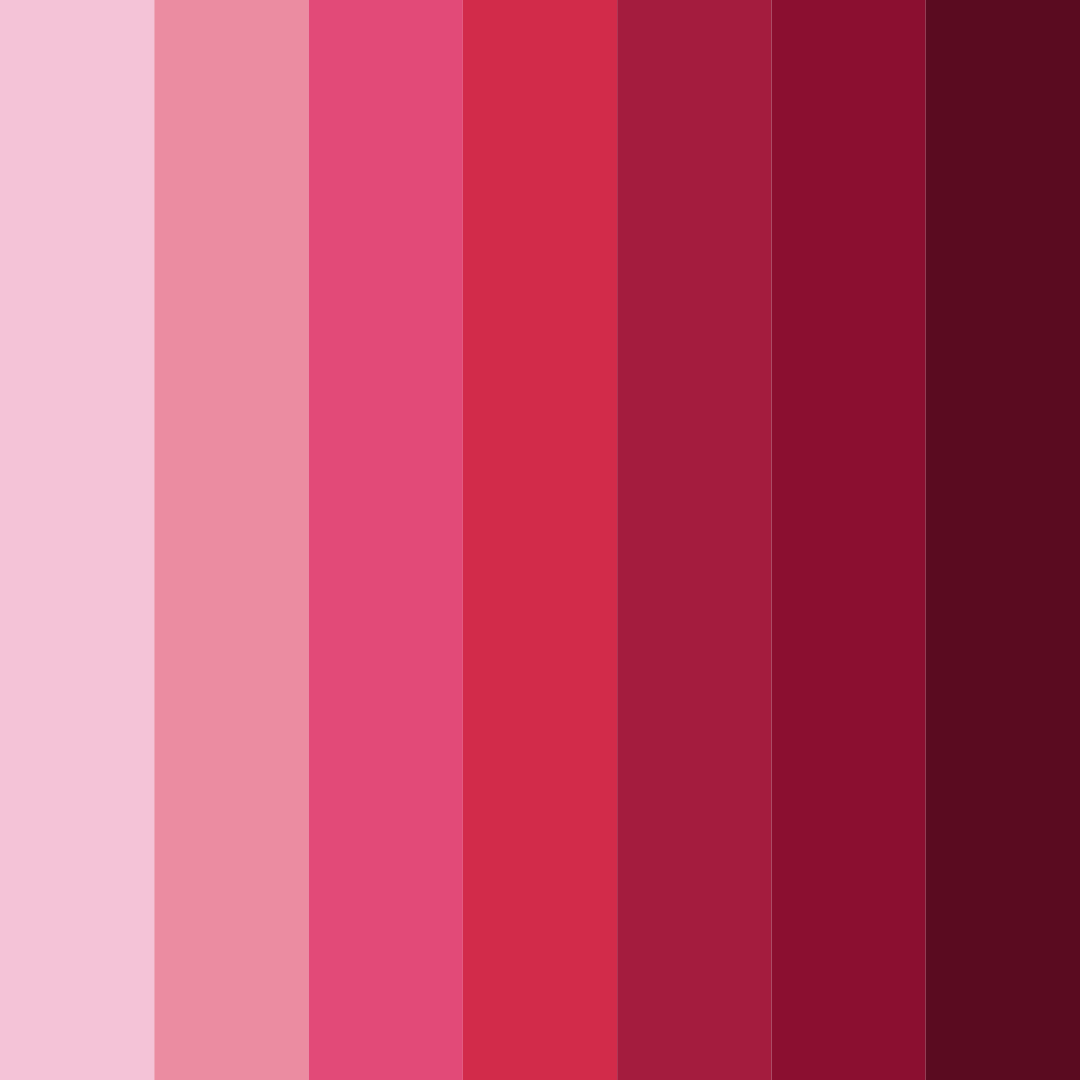 Download dark pink elegance color palette PNG image (square)