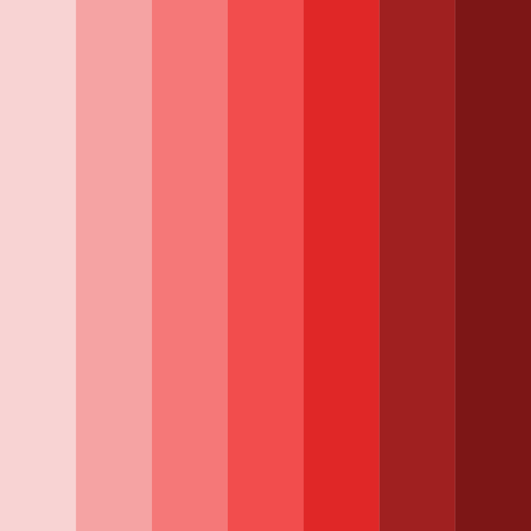 Download dark red shades color palette PNG image (square)
