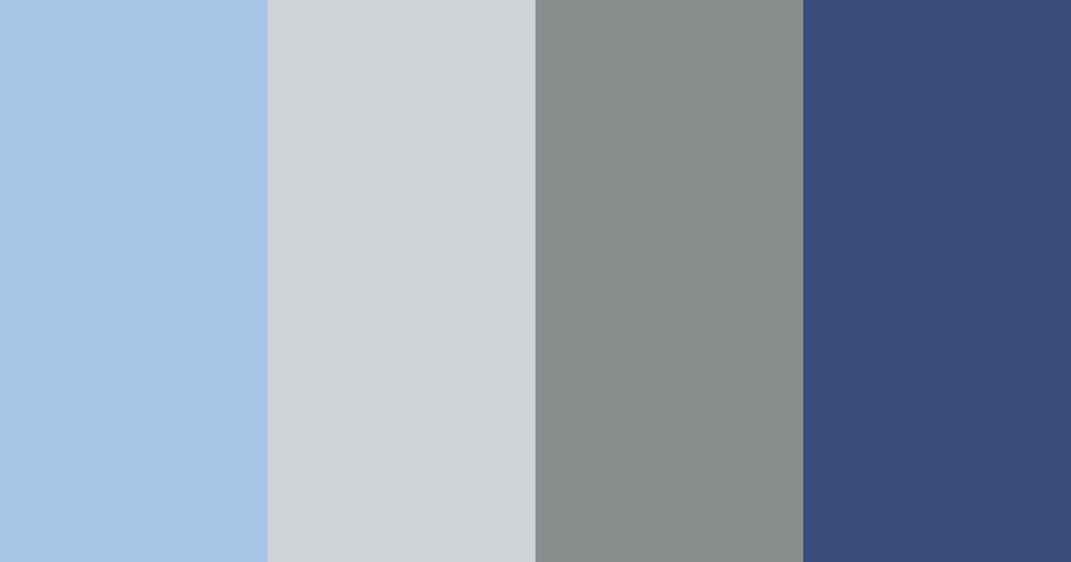 Download frosted twilight color palette PNG image (landscape)