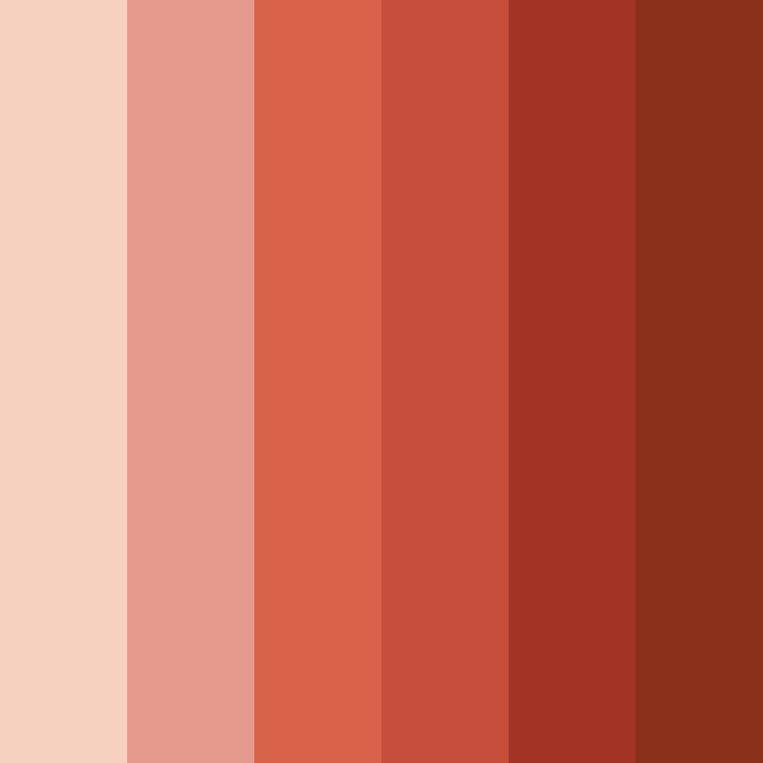 Download red earth color palette PNG image (square)