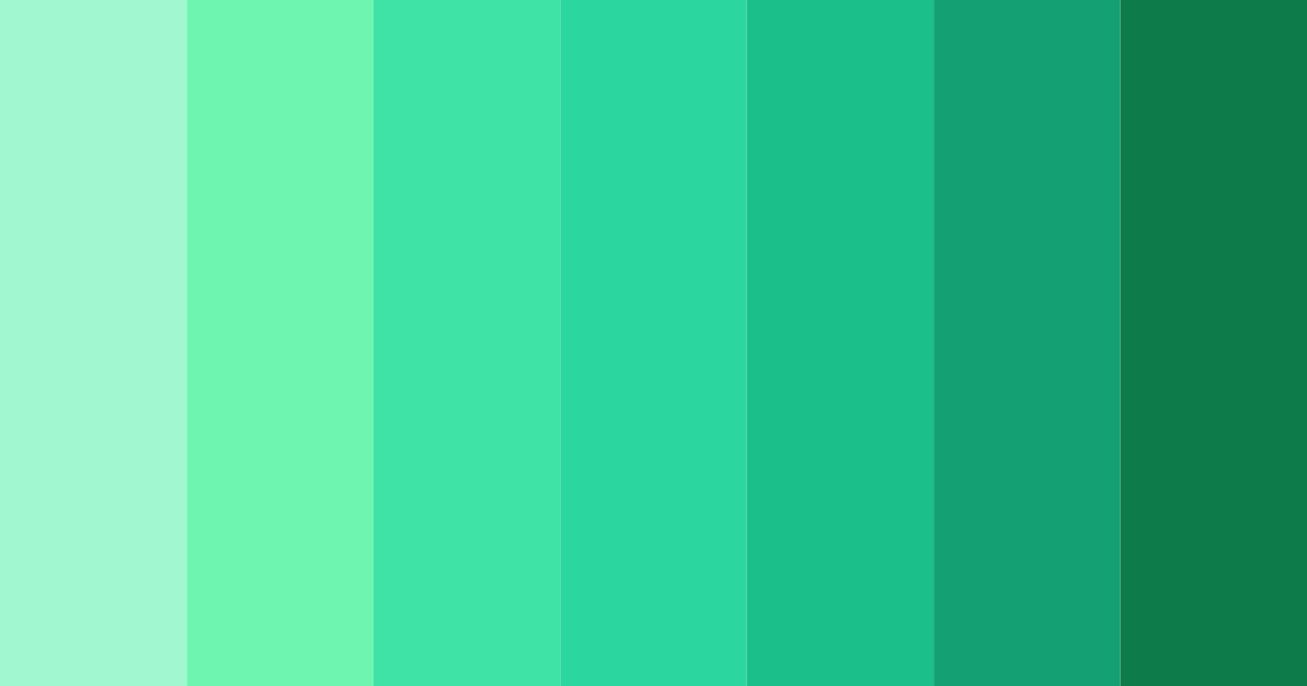 Download neon oasis color palette PNG image (landscape)