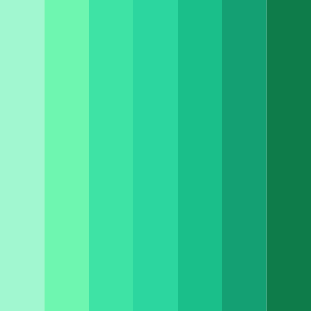 Download neon oasis color palette PNG image (square)