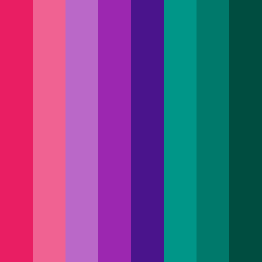 Download vibrant fuchsia color palette PNG image (square)