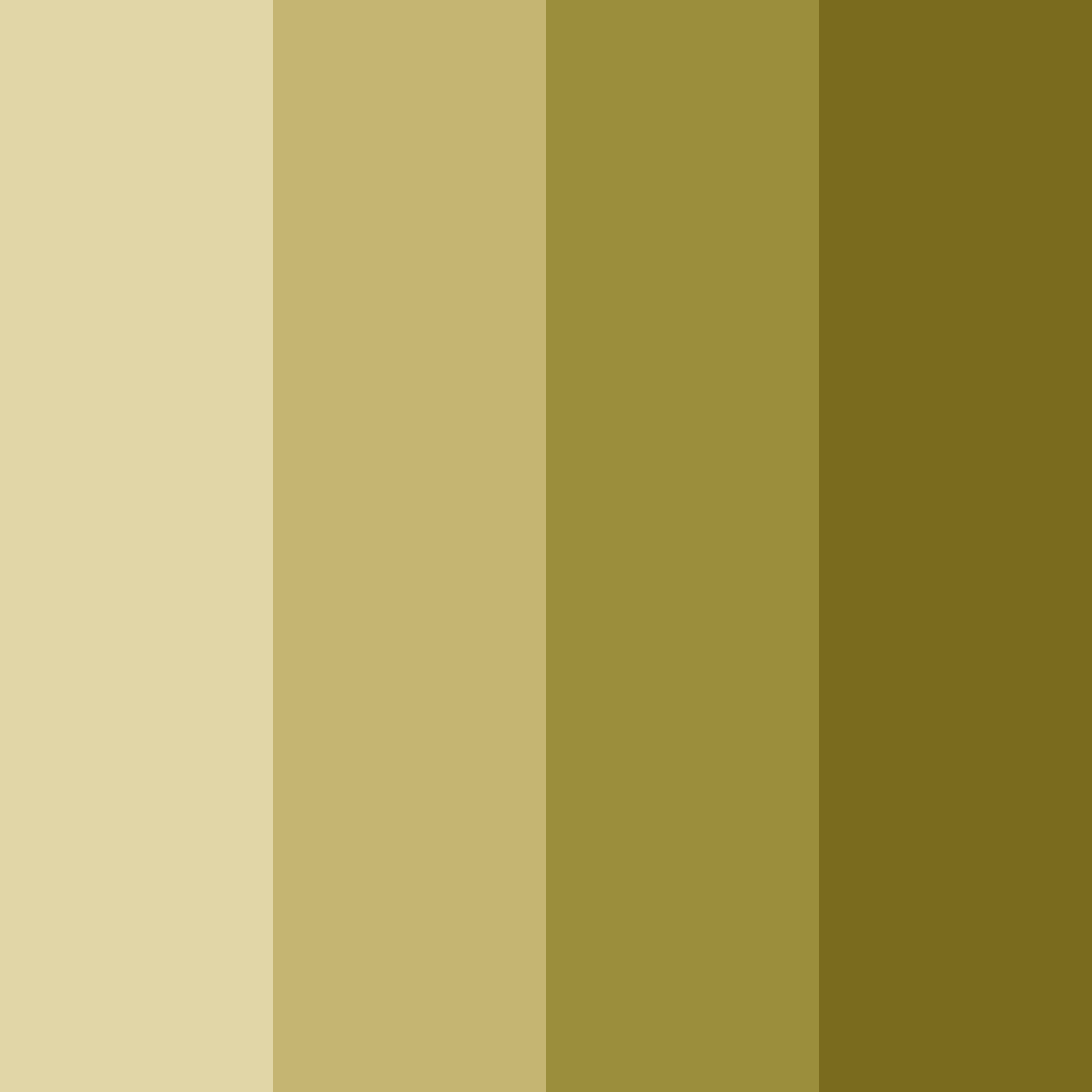 Download yellow savanna color palette PNG image (square)