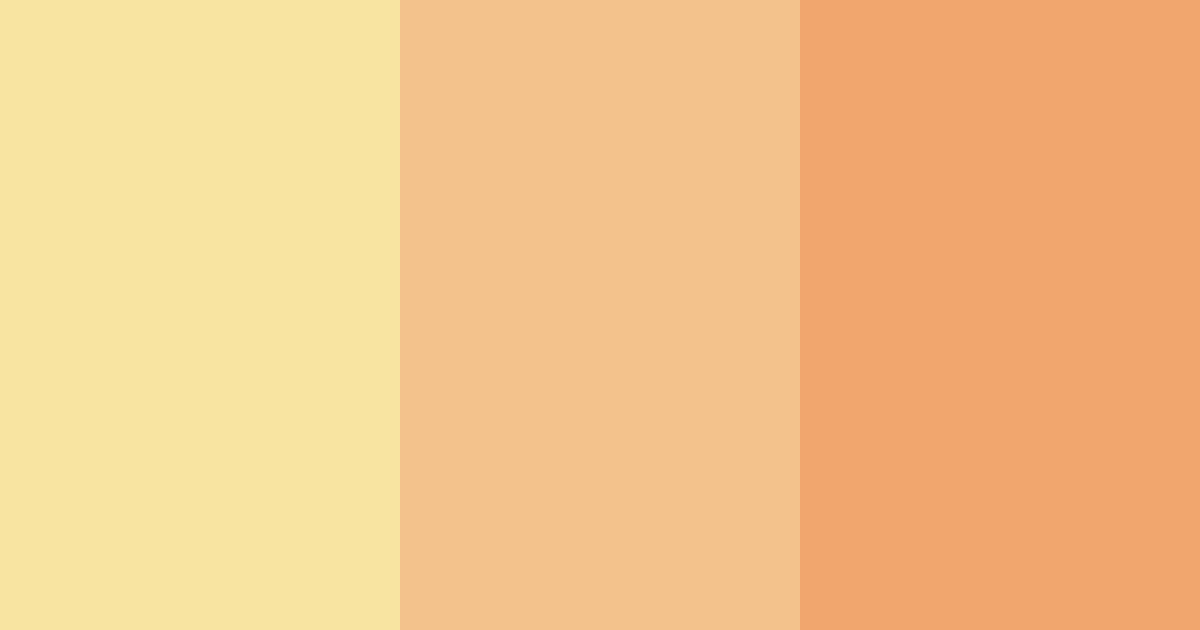 Download peachy tones color palette PNG image (landscape)