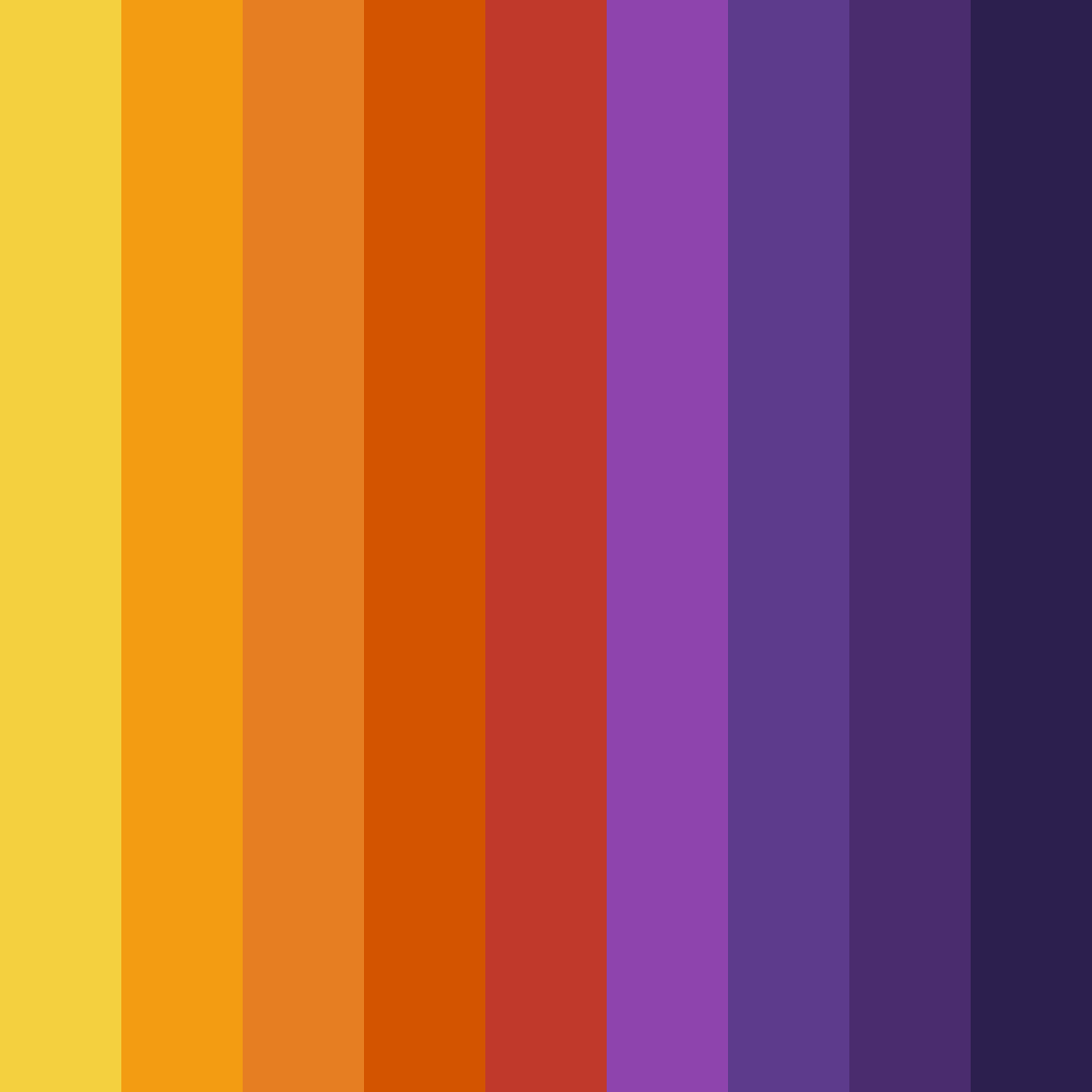 Download lava flow color palette PNG image (square)