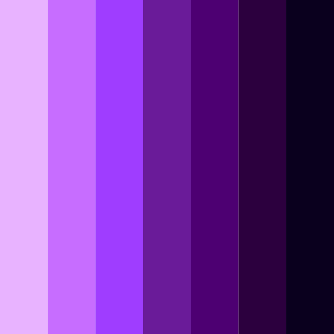 Download purple cyberpunk color palette PNG image (square)