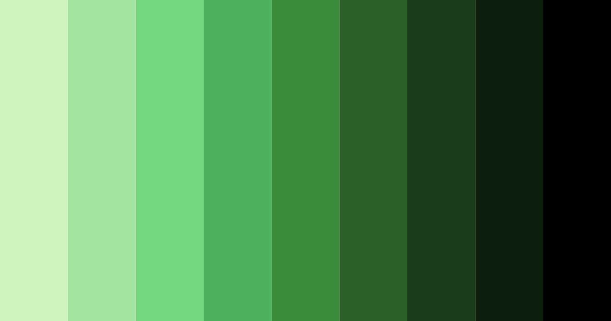 Download venomous verdancy color palette PNG image (landscape)