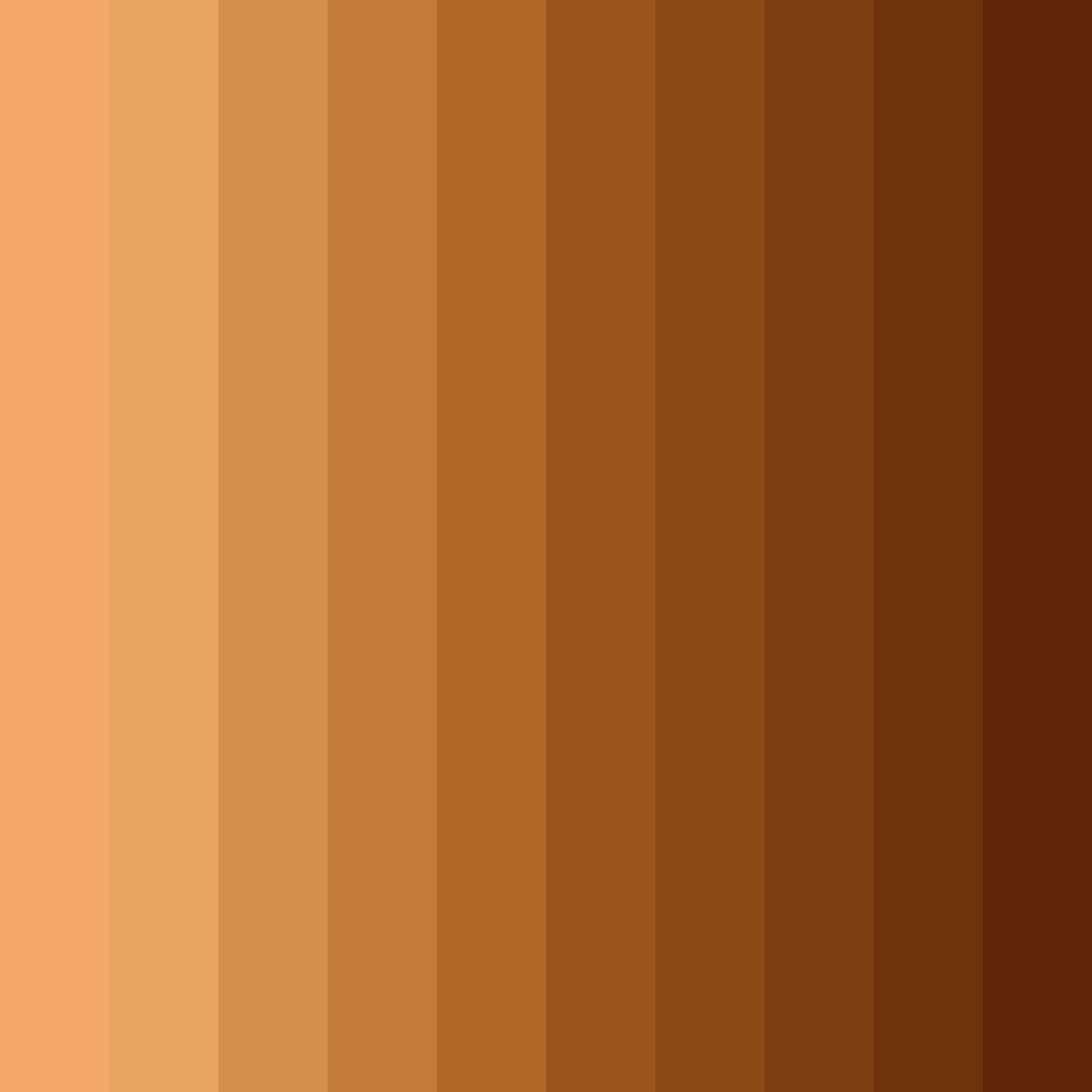 Download autumn ember glow color palette PNG image (square)