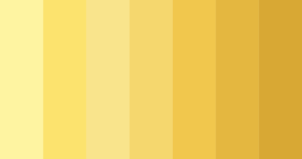Download sunshine serenade color palette PNG image (landscape)