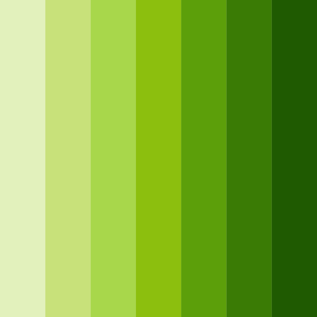 Download pastel lime shades color palette PNG image (square)
