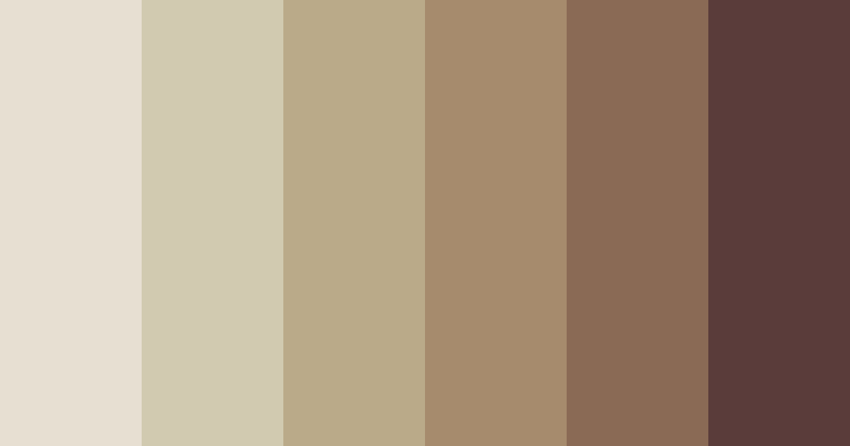 Download brown beach color palette PNG image (landscape)