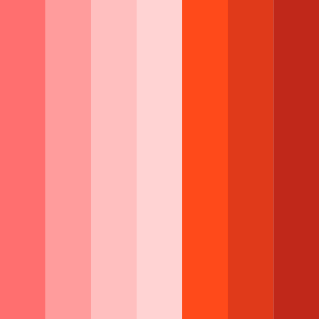 Download crimson blossoms color palette PNG image (square)