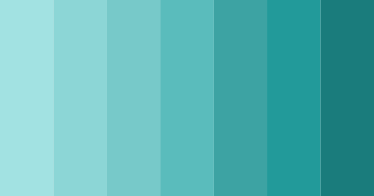 Download pastel cyan dream color palette PNG image (landscape)