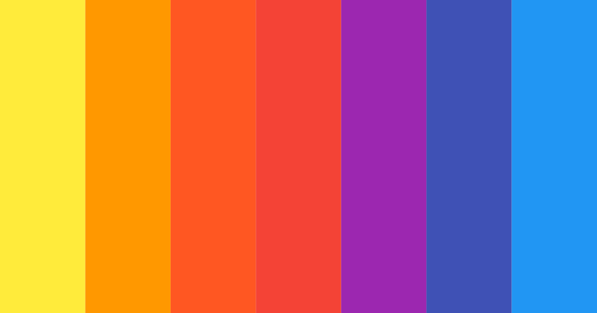 Download carnaval colors color palette PNG image (landscape)