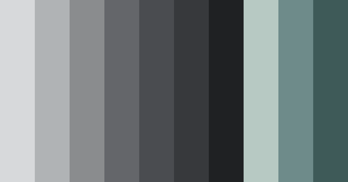 Download cool gray shades color palette PNG image (landscape)