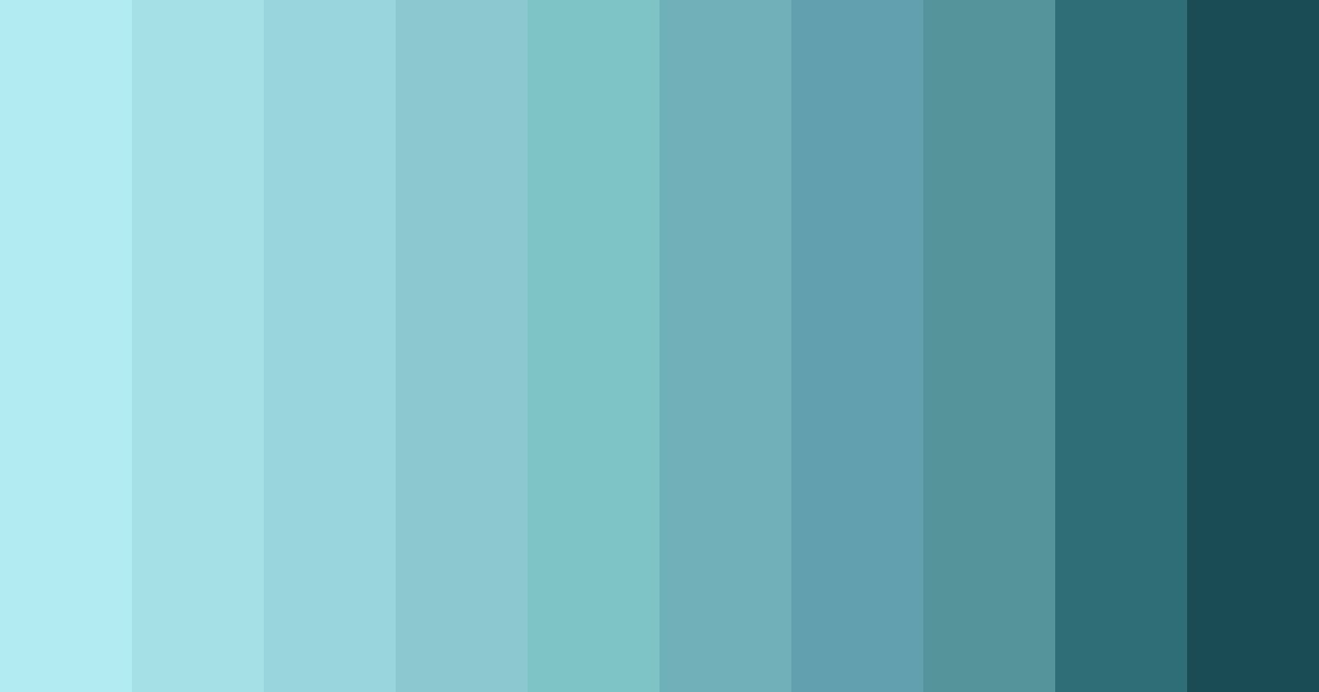 Download aqua breeze color palette PNG image (landscape)