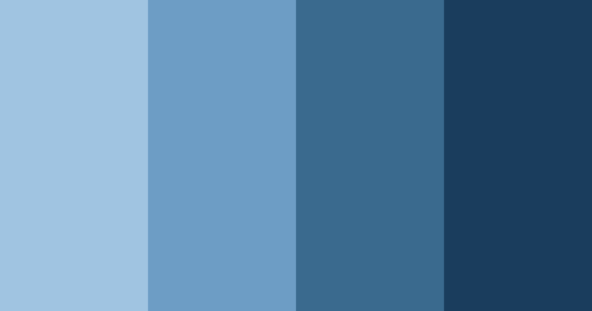 Download celestial blue harmony color palette PNG image (landscape)