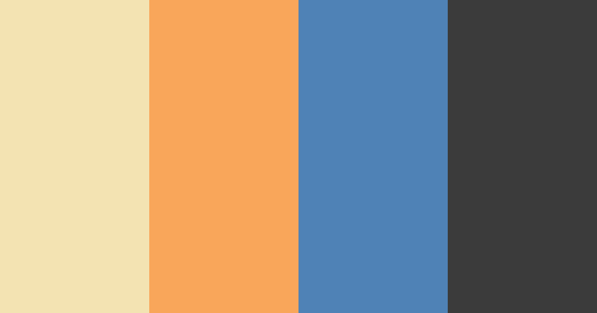 Download blue orange gray color palette PNG image (landscape)