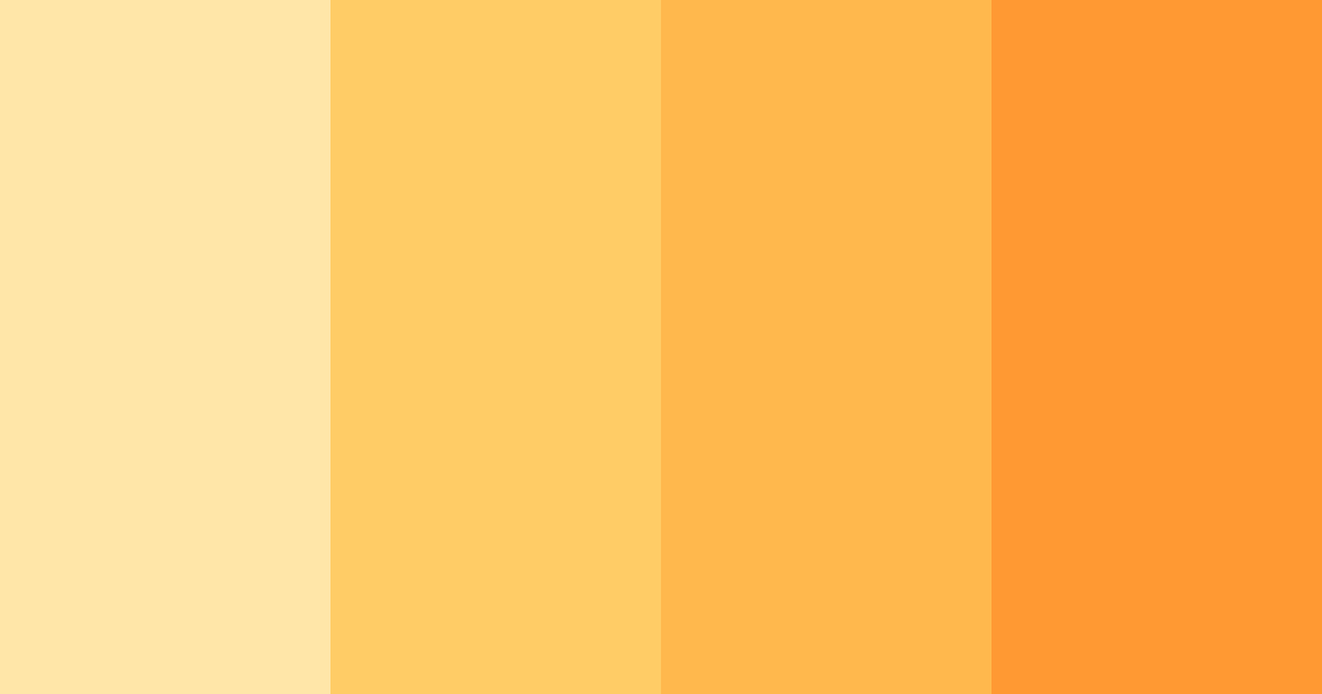 Download sunny yellow color palette PNG image (landscape)